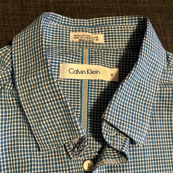 Calvin Klein Other - Medium Calvin Klein Men's Blue plaid Shirt